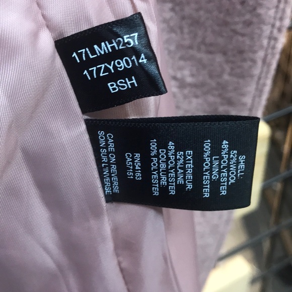 NWT,Kenneth Cole Wool Blend Bouclé Coat,blush - Picture 11 of 16